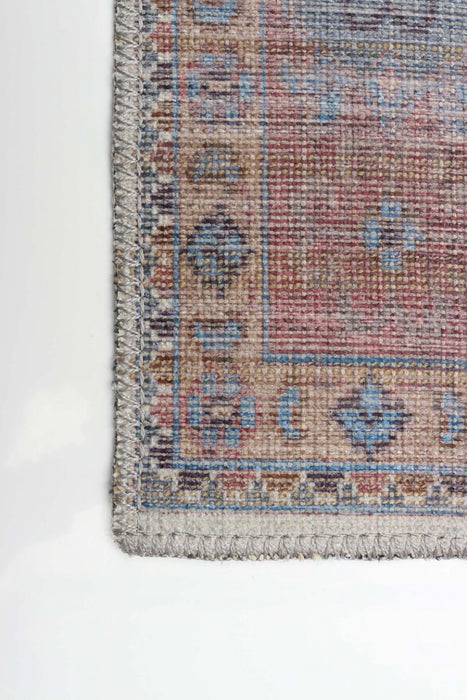 Carpette Samia bleue 7 pi 10 po x 10 pi 0 po