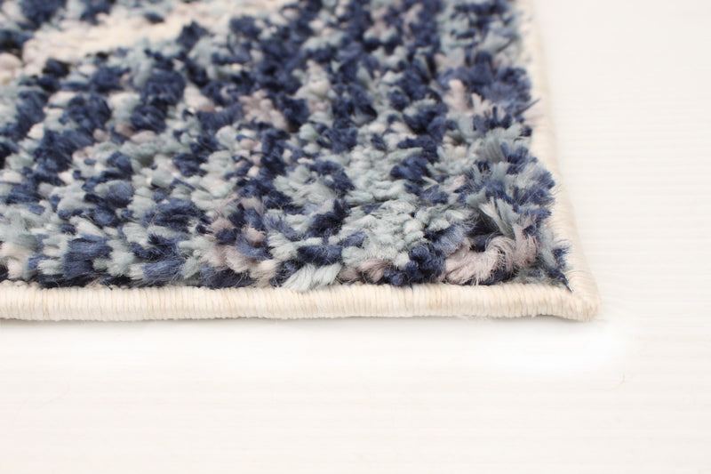 Carpette Makondo Abstract bleu - 5 pi 3 pox 7 pi 3 po