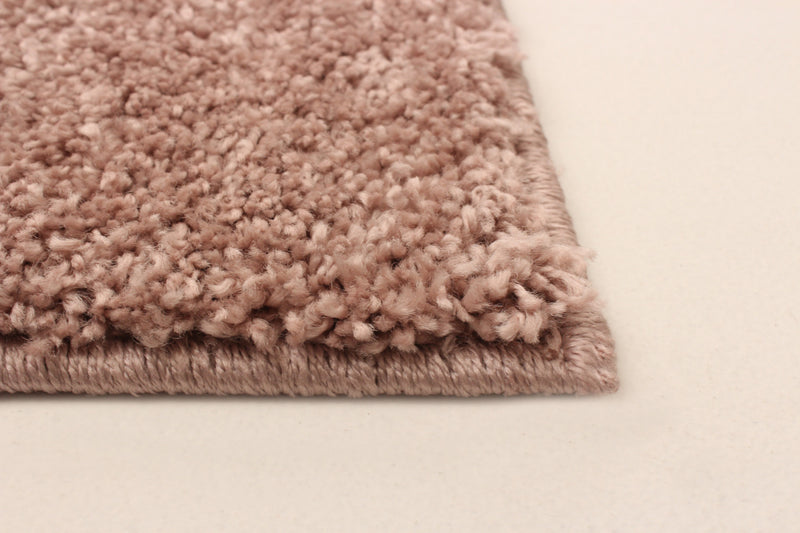Carpette à poil long Lona rose 7 pi 10 po x 10 pi 0 po