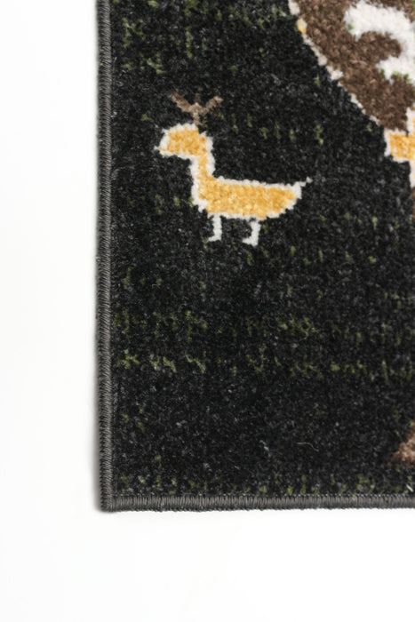 Carpette Pine noire lavable à la machine - 6 pi 0 po x 9 pi 0 po