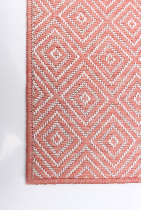 Carpette Neisha Diamond corail 6 pi 7 po x 9 pi 6 po