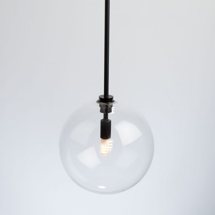 Luminaire suspendu Pinpoint noir à 1 ampoule