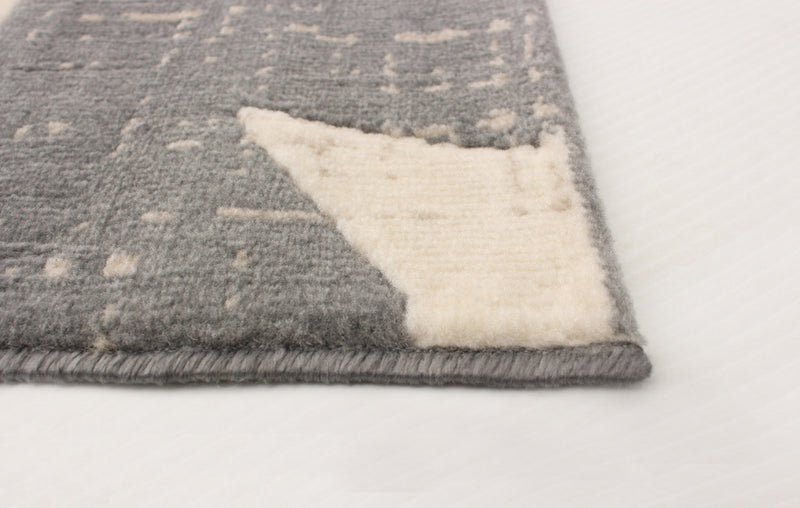 Carpette Ira grise 3 pi 11 po x 5 pi 7 po