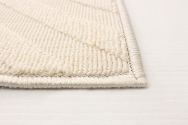 Carpette Dodie ivoire 4 pi 7 po x 6 pi 7 po