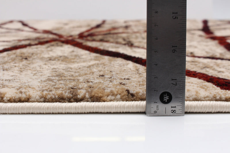 Carpette Cherokee dorée - 5 pi 3 po x 7 pi 3 po