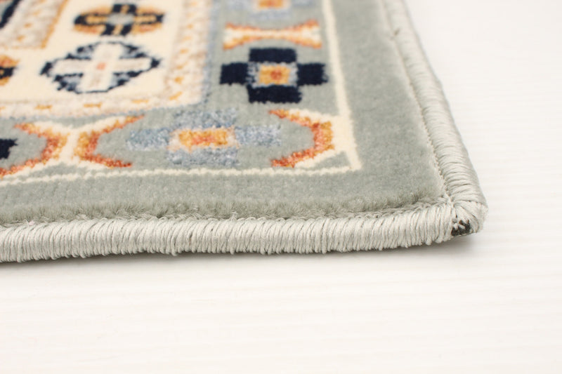 Carpette Quincy bleu sarcelle - 5 pi 3 po x 7 pi 3 po 