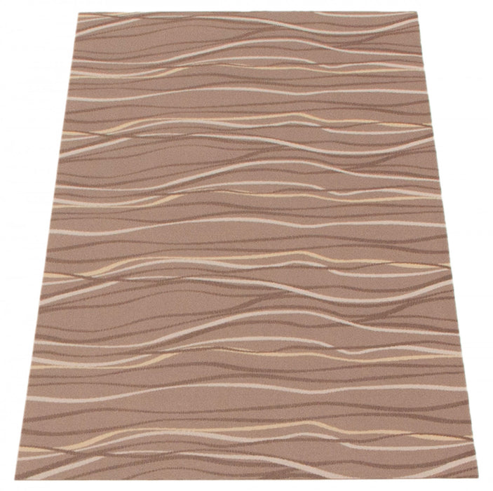 Carpette Bellezza brune 2 pi 2 po x 4 pi 0 po