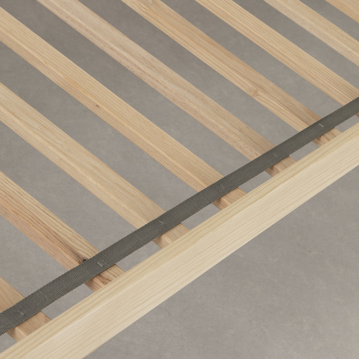 Lit simple Sweedi - bois naturel 
