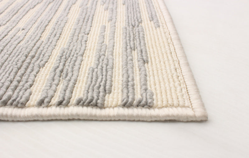 Carpette Eadda gris clair 6 pi 7 po x 9 pi 6 po