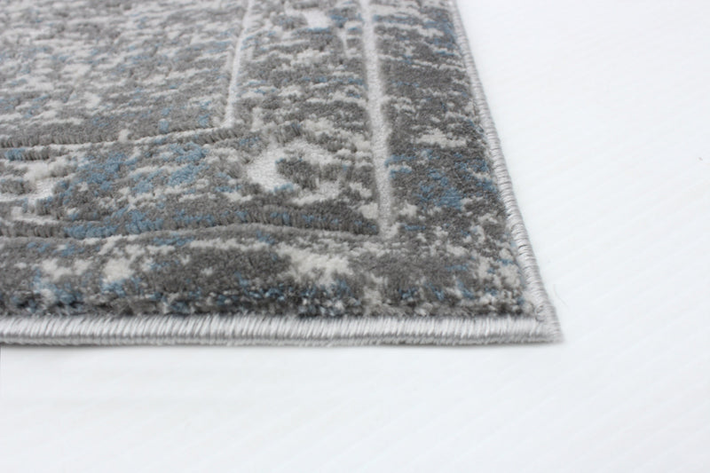 Carpette Dayna bleuegrise 6 pi 7 po x 9 pi 6 po