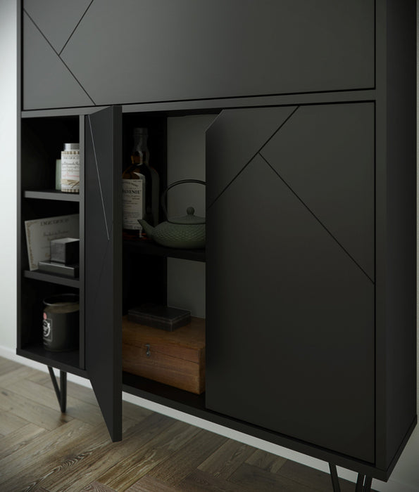 Bureau secrétaire Nordika - noir