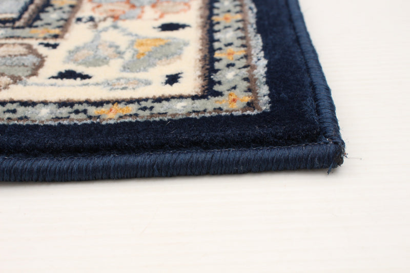 Carpette Quincy bleu - 2 pi 8 pox 10 pi