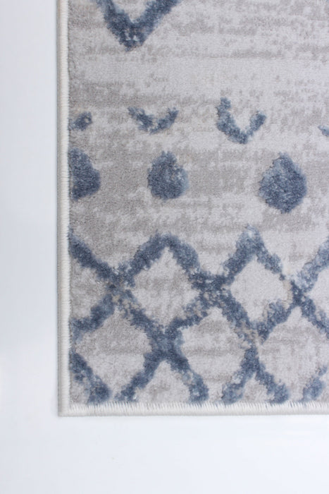 Carpette Dita bleue - 3 pi 11 po x 5 pi 7 po