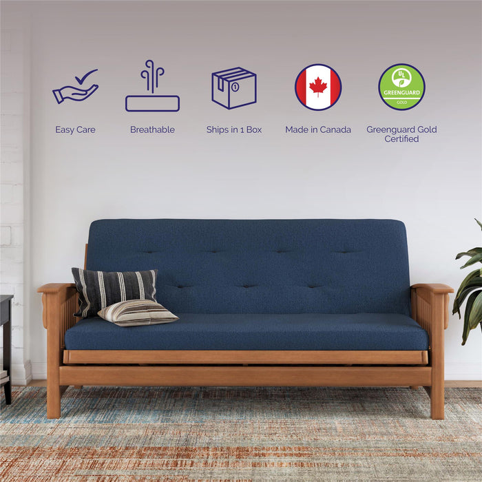 Matelas de futon à ressorts Bonnell Braga de Signature Sleep pour lit double - bleu