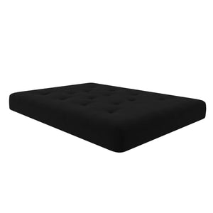 Matelas de futon à ressorts Braga de Signature Sleep pour lit double - noir pur/véritable