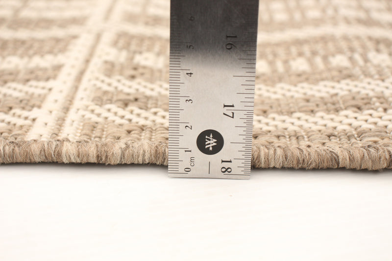 Carpette Sadie Burburry Taupe-Champagne - 7 pi 10 pox 10 pi 2 po