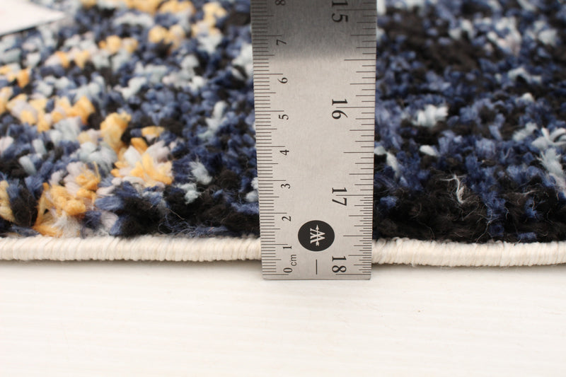 Carpette Makondo Classic bleu - 5 pi 3 pox 7 pi 3 po
