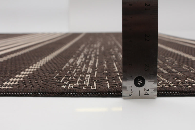 Carpette Wileen chocolat - 3 pi 3 po x 4 pi 7 po
