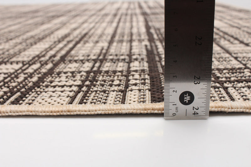 Carpette Panthea crème - 4 pi 4 po x 6 pi 5 po