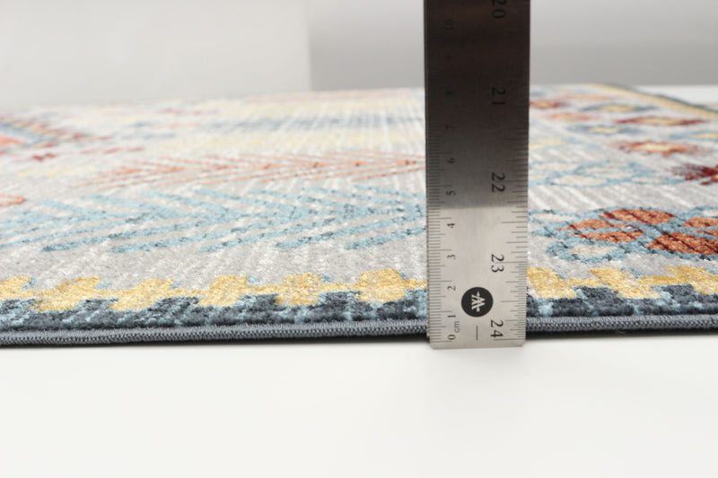 Carpette Gypsy grise lavable à la machine - 3 pi 0 po x 5 pi 0 po