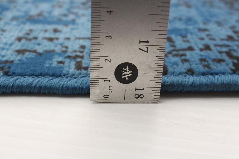 Carpette Janaki bleue 6 pi 7 po x 9 pi 6 po