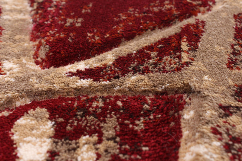 Carpette Cherokee rouge - 5 pi 3 po x 7 pi 3 po