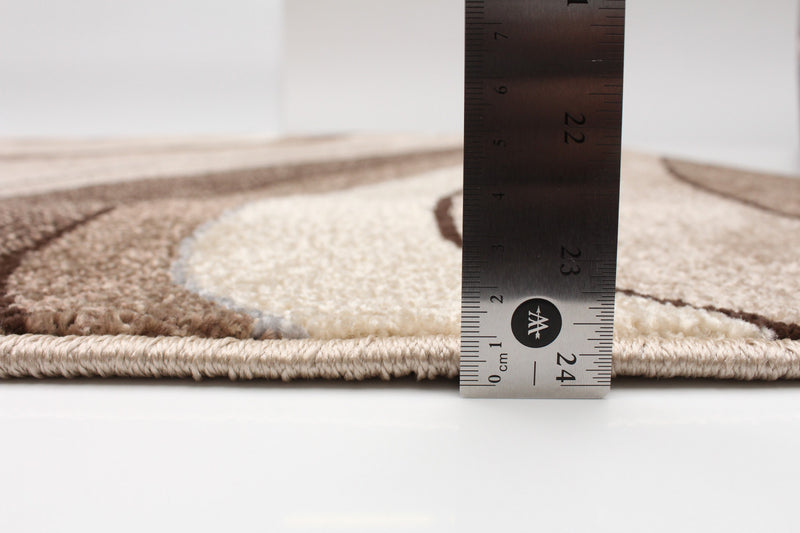 Carpette Branda brun clair - 6 pi 7 po x 9 pi 10 po