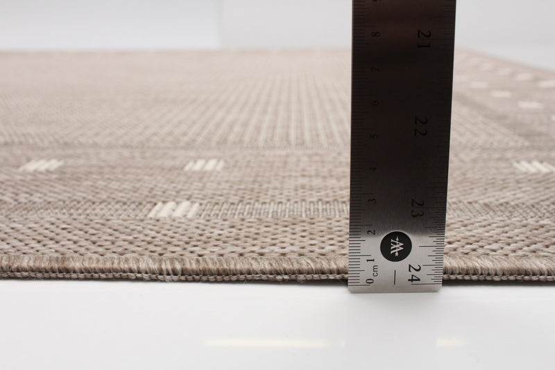 Carpette Clementine brun clair - 3 pi 3 po x 4 pi 7 po