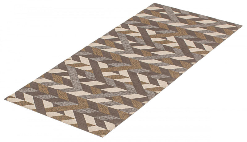 Carpette Bellezza brun foncé 2 pi 2 po x 4 pi 0 po