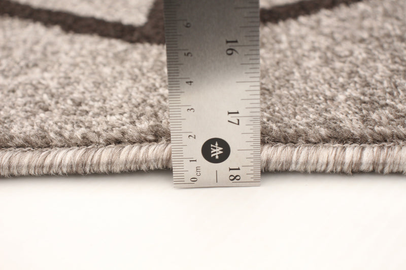 Carpette Anandi gris-brune - 3 pi 11 pox 5 pi 7 po