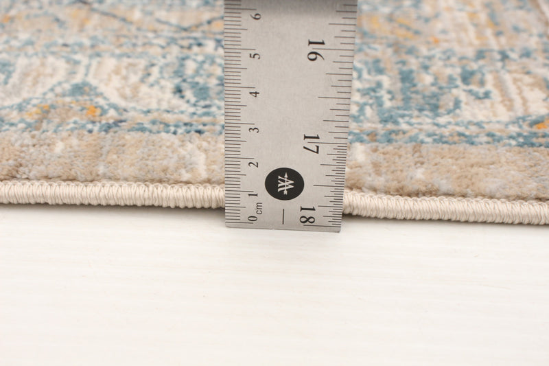 Carpette Baina Heriz beige-gris - 5 pi 3 pox 6 pi 7 po