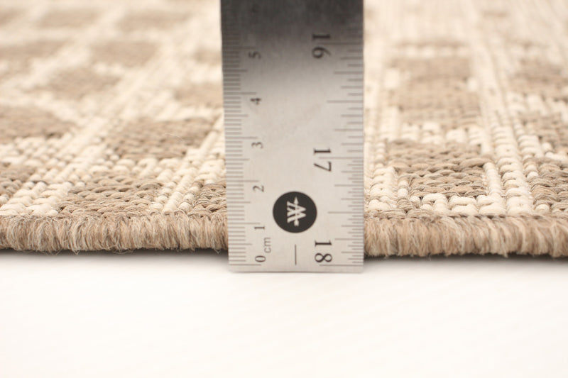 Carpette Sadie Safari Taupe-Champagne - 5 pi 3 pox 7 pi 7 po