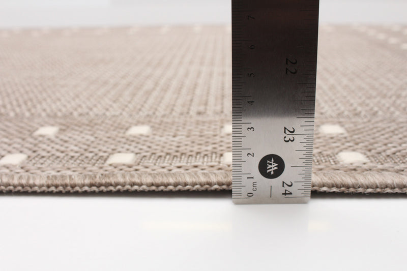 Carpette Clementine brun clair - 2 pi 2 po x 3 pi 11 po