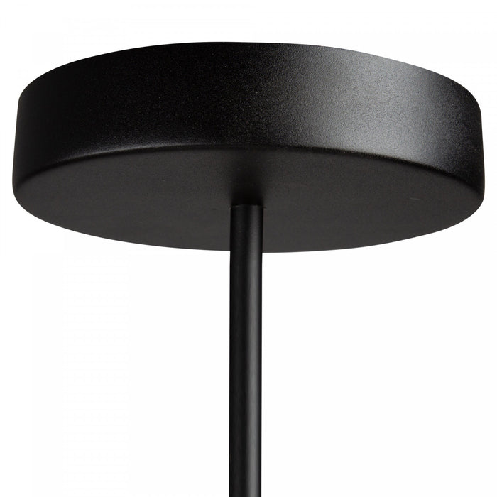 Luminaire suspendu Equinox noir à DEL de 30 W
