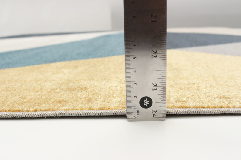 Carpette Gemma multicolore lavable à la machine - 3 pi 0 po x 5 pi 0 po