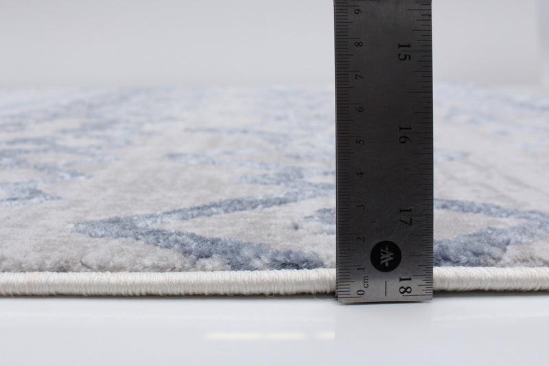 Carpette Dita bleue - 7 pi 10 po x 10 pi 2 po