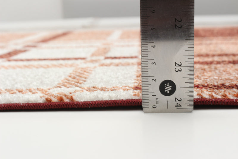 Carpette Roma cuivre lavable à la machine - 2 pi 6 po x 8 pi 0 po