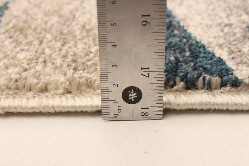 Carpette Arusha ivoirebleu 6 pi 7 po x 9 pi 6 po