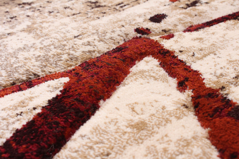 Carpette Cherokee dorée - 6 pi 7 po x 9 pi 6 po