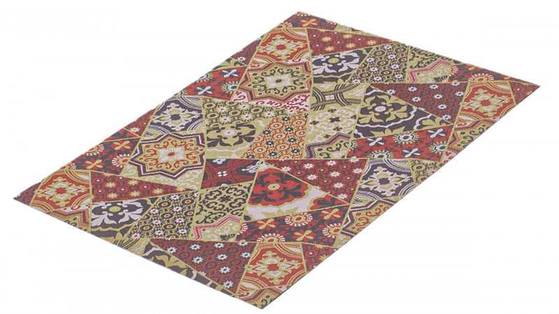 Carpette Bellezza rouge 2 pi 2 po x 3 pi 0 po - Ensemble de 2