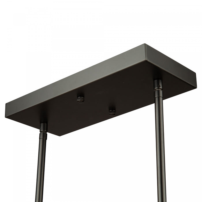 Luminaire suspendu Coco noir et doré à 5 ampoules