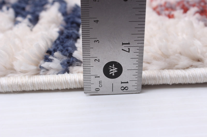 Carpette Paloma Quashqai blanche - 5 pi 3 po x 7 pi 3 po