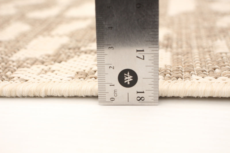 Carpette Sadie Safari champagne taupe - 5 pi 3 pox 7 pi 7 po
