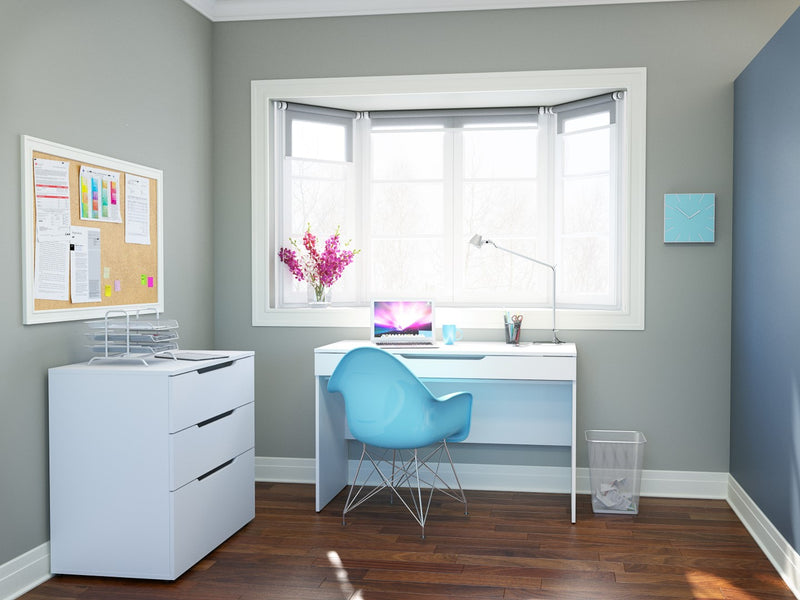 Bureau Arobas Nordika - blanc