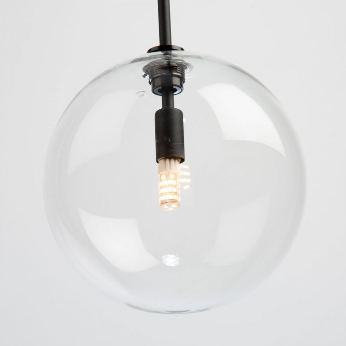 Luminaire suspendu Pinpoint noir à 1 ampoule