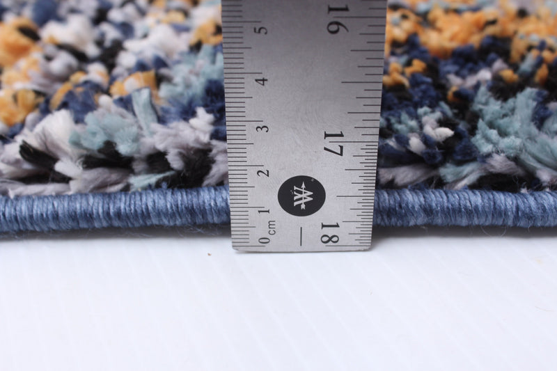 Carpette Paloma Marble bleue - 3 pi 11 po x 5 pi 11 po