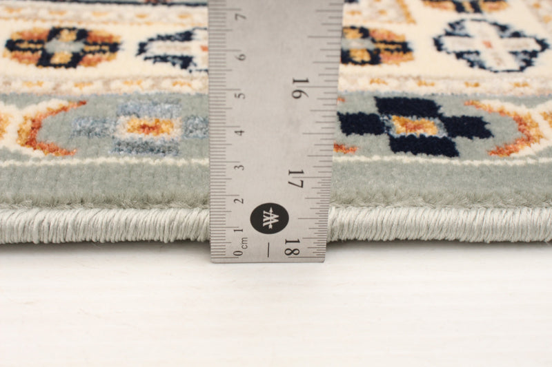 Carpette Quincy bleu sarcelle - 5 pi 3 po x 7 pi 3 po 