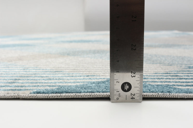 Carpette Kors grise lavable à la machine - 6 pi 0 po x 9 pi 0 po