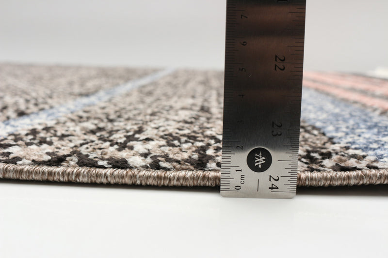  Carpette Vera Earth taupeivoire - 7 pi 10 po x 10 pi 5 po