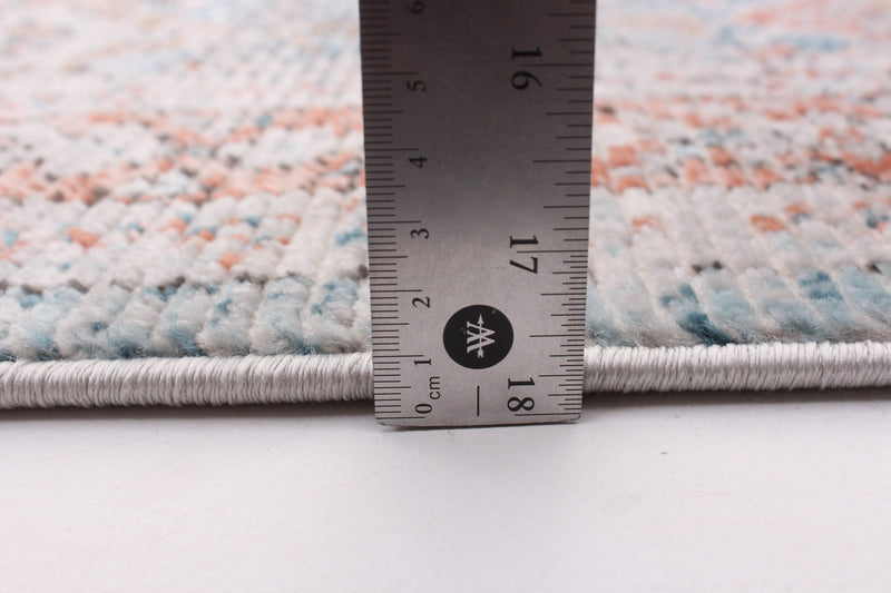 Carpette Leandra cuivrée/bleue 3 pi 11 po x 5 pi 11 po